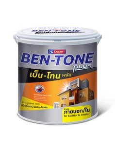 สีน้ำภายนอก BEN-TONE Plus Semi-Gloss กล. SG-300 White