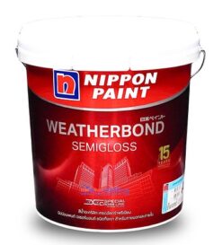 สีน้ำภายนอก NIPPON WEATHERBOND SEMI-GLOSS กล. เบส A